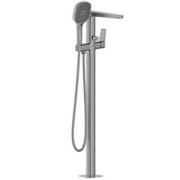 KFA Armatura Malaga Gun Metal Grey bateria wannowo-prysznicowa wolnostojąca szara 4525-510-61