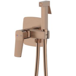 KFA Armatura Malaga Rose Gold bateria bidetowa podtynkowa różowe złoto szczotkowane 4529-512-34