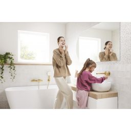 KFA Armatura Malaga Brushed Light Gold  bateria umywalkowa podtynkowa złoto szczotkowane 4529-810-31