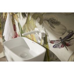 KFA Armatura Malaga White bateria umywalkowa podtynkowa biała 4529-810-44