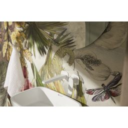 KFA Armatura Malaga White bateria umywalkowa podtynkowa biała 4529-810-44