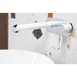 KFA Armatura Angelit bateria umywalkowa podtynkowa chrom/biały 4729-810-40