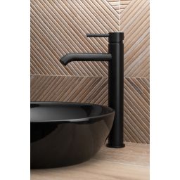 KFA Armatura Moza Black bateria umywalkowa stojąca czarny mat 5032-612-81