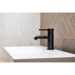 KFA Armatura Moza Black bateria umywalkowa stojąca czarny mat 5032-815-81