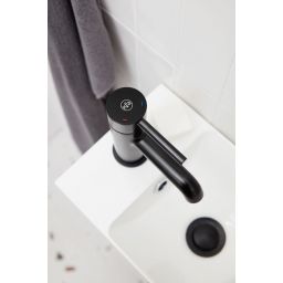 KFA Armatura Moza Black bateria umywalkowa stojąca czarny mat 5032-815-81