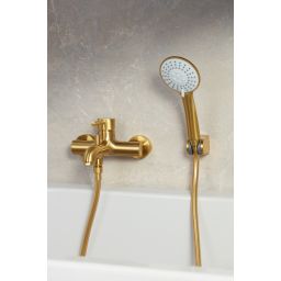 KFA Armatura Moza bateria wannowo-prysznicowa ścienna złota 5034-010-31