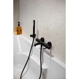 KFA Armatura Moza Black bateria wannowo-prysznicowa ścienna czarny 5034-020-81