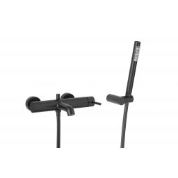 KFA Armatura Moza Black bateria wannowo-prysznicowa ścienna czarny 5034-520-81