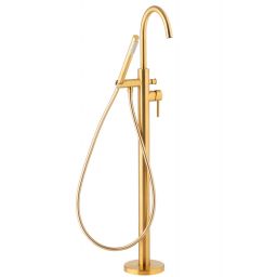 KFA Armatura Moza Gold bateria wannowo-prysznicowa wolnostojąca złoty szczotkowany 5035-510-31