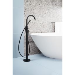 KFA Armatura Moza Black bateria wannowo-prysznicowa wolnostojąca czarny mat 5035-510-81
