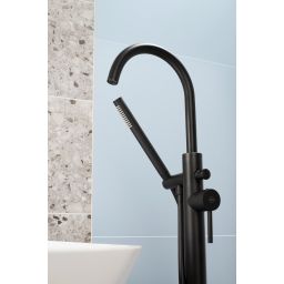 KFA Armatura Moza Black bateria wannowo-prysznicowa wolnostojąca czarny mat 5035-510-81