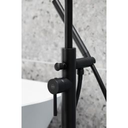 KFA Armatura Moza Black bateria wannowo-prysznicowa wolnostojąca czarny mat 5035-510-81