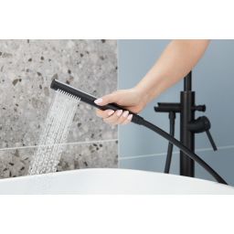 KFA Armatura Moza Black bateria wannowo-prysznicowa wolnostojąca czarny mat 5035-510-81