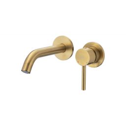 KFA Armatura Moza Gold bateria umywalkowa podtynkowa złoty szczotkowany 5039-810-31