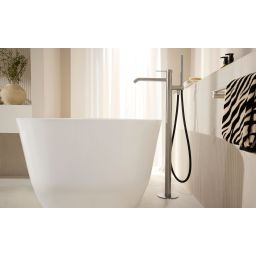 KFA Armatura Moza 316L bateria wannowo-prysznicowa wolnostojąca stal inox 5045-510-22
