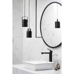 KFA Armatura Logon Black bateria umywalkowa stojąca czarna 5132-612-81