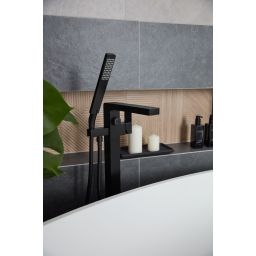 KFA Armatura Logon Black bateria wannowo-prysznicowa wolnostojąca czarna 5135-510-81