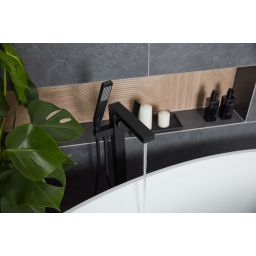 KFA Armatura Logon Black bateria wannowo-prysznicowa wolnostojąca czarna 5135-510-81