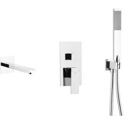 KFA Armatura Logon zestaw wannowo-prysznicowy podtynkowy chrom 5139-401-00