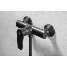 KFA Armatura Narva bateria prysznicowa ścienna czarny mat 5226-010-81