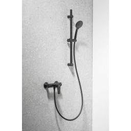 KFA Armatura Narva bateria prysznicowa ścienna czarny mat 5226-010-81