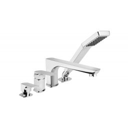 KFA Armatura Mokait bateria wannowo-prysznicowa stojąca 4-otworowa chrom 5535-210-00