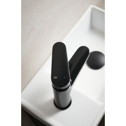 KFA Armatura Otava bateria umywalkowa stojąca czarna 5552-815-81