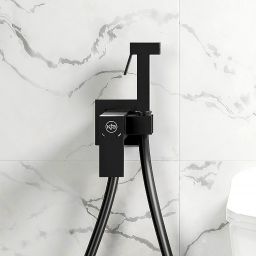 KFA Armatura Logon Black bateria bidetowa podtynkowa czarna 5139-512-81