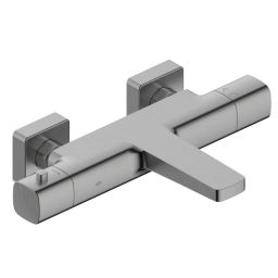 KFA Armatura Malaga Gun Metal Grey bateria wannowo-prysznicowa ścienna termostatyczna szara 5754-010-61