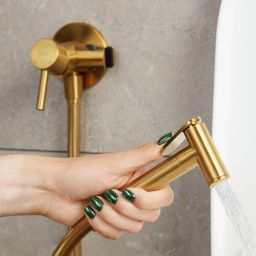 KFA Armatura Moza bateria bidetowa podtynkowa złota 5039-512-00