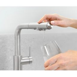 KFA Armatura Duero Pure Basic bateria kuchenna z filtrem stojąca inox 6623-114-22