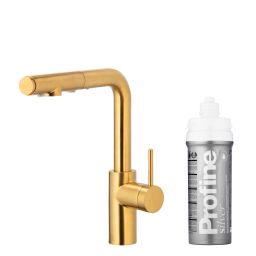 KFA Armatura Duero Pure Basic bateria kuchenna z filtrem stojąca złoto/stare złoto 6623-114-31