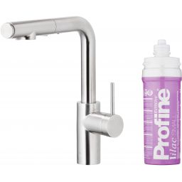 KFA Armatura Duero Pure Basic bateria kuchenna z filtrem stojąca inox 6623-115-22