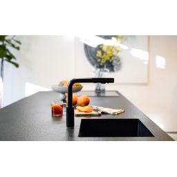 KFA Armatura Duero Pure Basic bateria kuchenna z filtrem stojąca czarna 6623-115-81