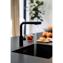 KFA Armatura Duero Pure Basic bateria kuchenna z filtrem stojąca czarna 6623-115-81