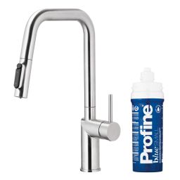 KFA Armatura Duero Pure Style bateria kuchenna z filtrem stojąca inox 6623-313-22