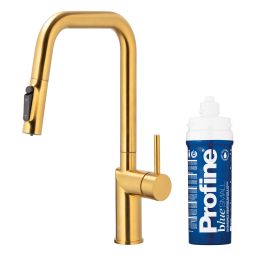 KFA Armatura Duero Pure Style bateria kuchenna z filtrem stojąca złoto/stare złoto 6623-313-31