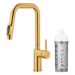 KFA Armatura Duero Pure Style bateria kuchenna z filtrem stojąca złoto/stare złoto 6623-314-31