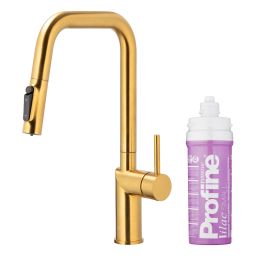 KFA Armatura Duero Pure Style bateria kuchenna z filtrem stojąca złoto/stare złoto 6623-315-31