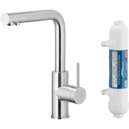 KFA Armatura Duero Pure Basic bateria kuchenna z filtrem stojąca inox 6623-912-22