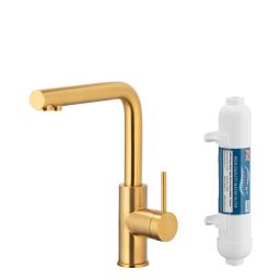 KFA Armatura Duero Pure Basic bateria kuchenna z filtrem stojąca złoto/stare złoto 6623-912-31