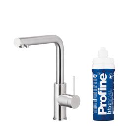 KFA Armatura Duero Pure Basic bateria kuchenna z filtrem stojąca inox 6623-913-22