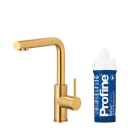 KFA Armatura Duero Pure Basic bateria kuchenna z filtrem stojąca złoto/stare złoto 6623-913-31