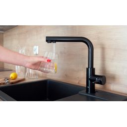 KFA Armatura Duero Pure Basic bateria kuchenna z filtrem stojąca czarna 6623-914-81