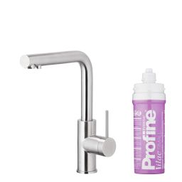 KFA Armatura Duero Pure Basic bateria kuchenna z filtrem stojąca inox 6623-915-22