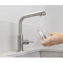 KFA Armatura Duero Pure Basic bateria kuchenna z filtrem stojąca inox 6623-915-22