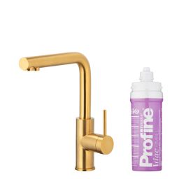 KFA Armatura Duero Pure Basic bateria kuchenna z filtrem stojąca złoto/stare złoto 6623-915-31