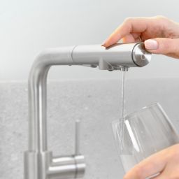 KFA Armatura Duero Pure Basic bateria kuchenna z filtrem stojąca inox 6623-112-22