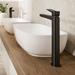 KFA Armatura Malaga Black bateria wannowo-prysznicowa wolnostojąca czarna 4525-510-81
