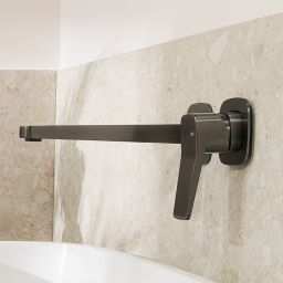 KFA Armatura Malaga Gun Metal Grey bateria umywalkowa podtynkowa szara 4529-810-61